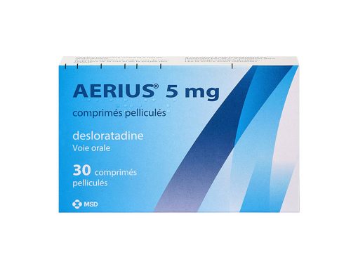 Aerius 5 mg et sirop sans ordonnance