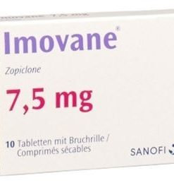 Imovane 3.75 mg, 7.5 mg, 10 mg et 15 mg Sans Ordonnance
