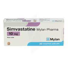 Simvastatine 10 mg, 20 mg et 40 mg Sans Ordonnance